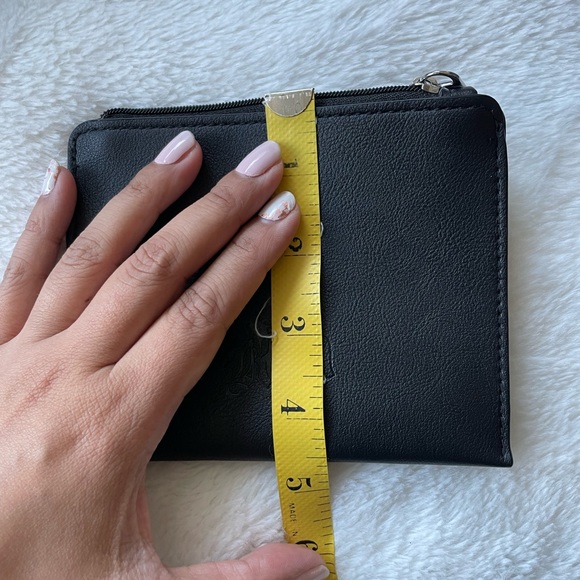 Kat Von D small black faux-leather zipped pouch - Picture 5 of 8